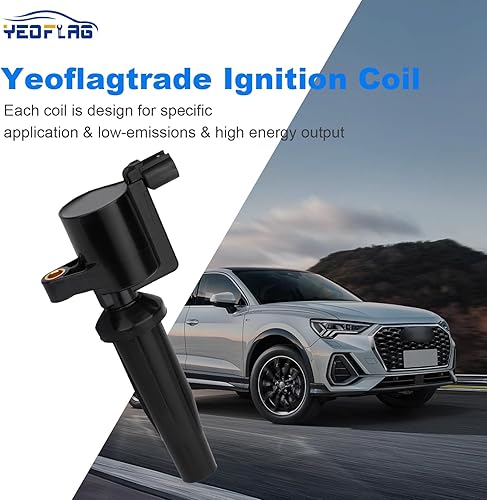 Miniatura 7 de Bobinas de encendido DG504 4 piezas compatibles con Ford 2005-2015 Focus 1.8L 2.0L, 2010-2013 Transit Connect L4 2.0L, reemplazo de bobina para