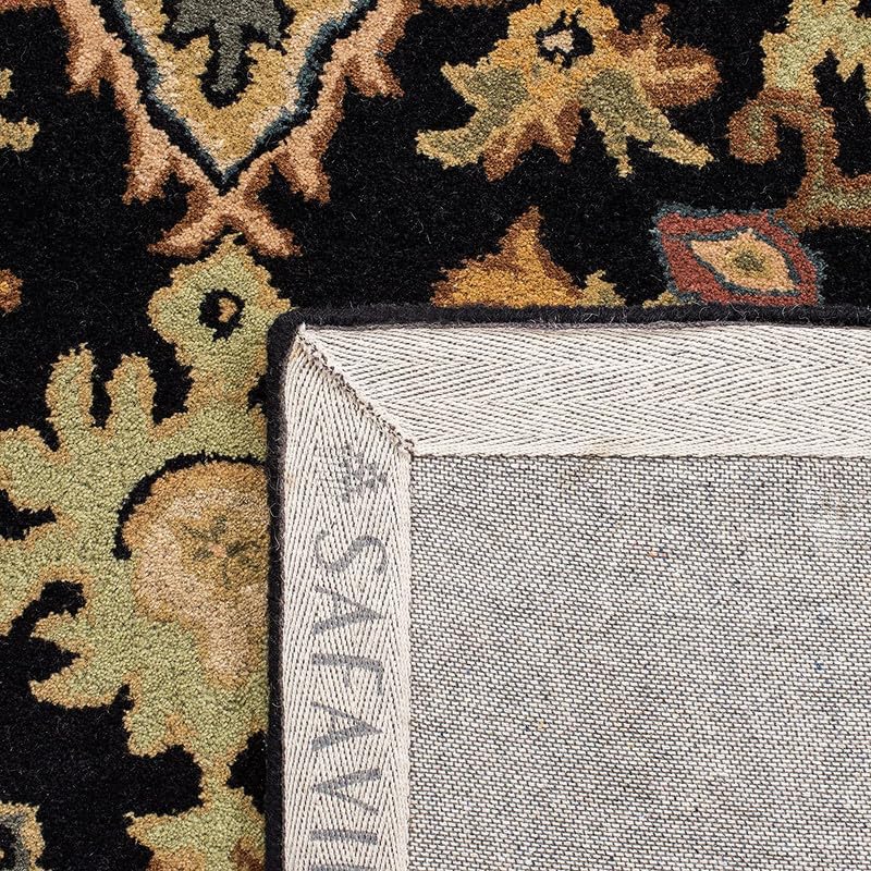 Image of Embossed Handmade GH Wool Thick Geometrical Carpet is a Stylish and Practical Addition to Any Living Room 5X7