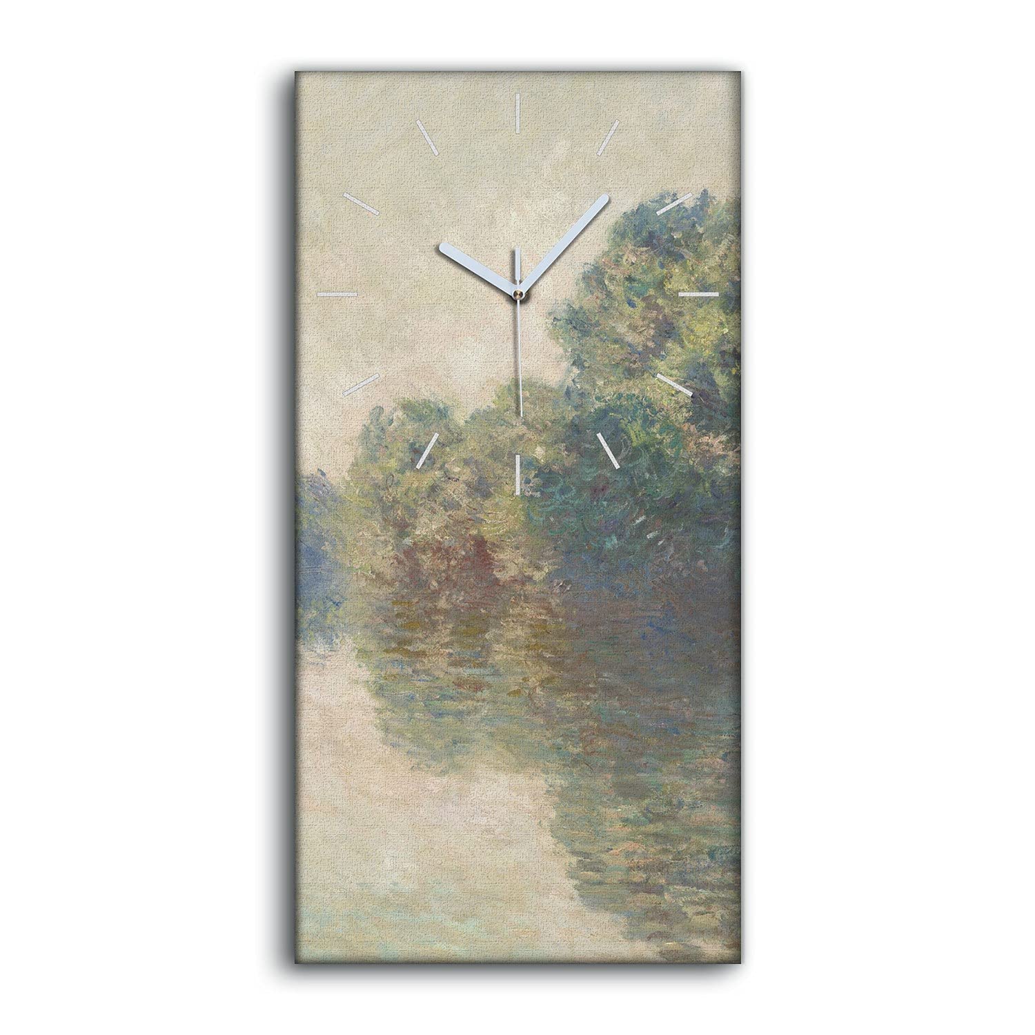 Horloge sur Toile Idée Cadeau Déco Maison La Seine in Giverty