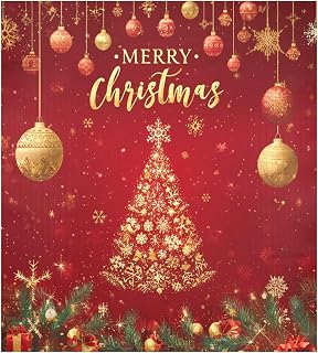 Golden Glittering Christmas Tree Dishwasher Magnet Cover Magnet Door Panels Home Cabinet Appliances Stickers for Wash Machine Dryer 23x26in
