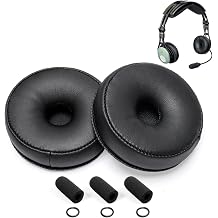 Ear Seals Refresh Kit Compatible with David Clark DC Pro X/X2 Series - Premium Ear Cushions + 3 Mic Covers, Replacement for Enhanced Comfort & Durability in Aviation Headsets
