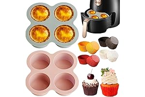 Versatile Air Fryer Silicone Baking Liners