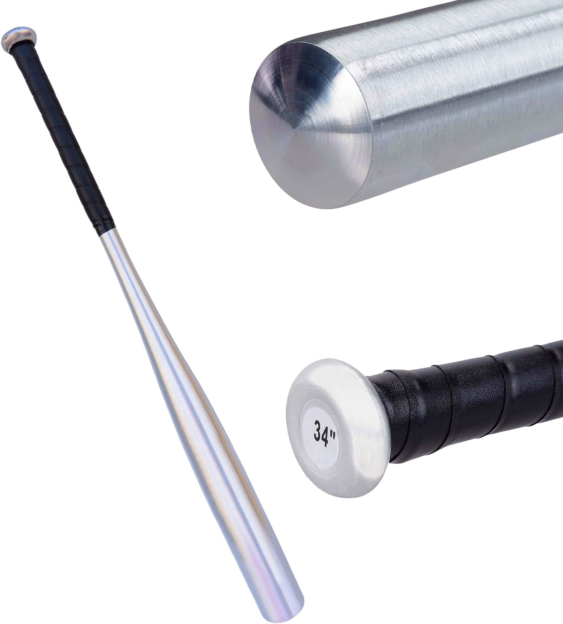 Toyshine Heavy Quality Non-Slip Alloy Steel Baseball Bat Metal Baseball Stick (80CM),Color May Vary (SSTP)