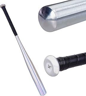Toyshine Heavy Quality Non-Slip Alloy Steel Baseball Bat Metal Baseball Stick (80CM),Color May Vary (SSTP)