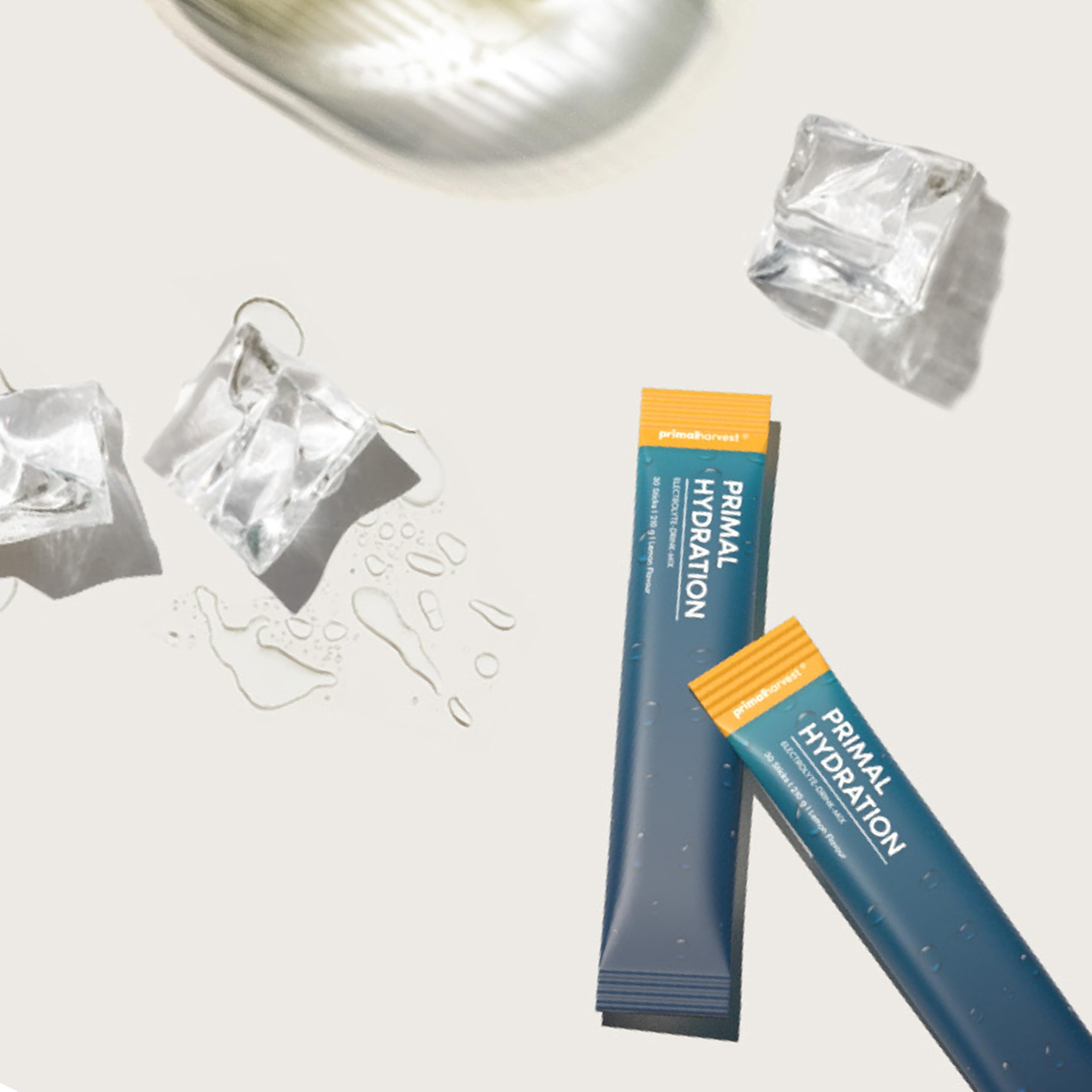 Primal Hydration von Primal Harvest - Elektrolytisches isotonisches Getränk, in praktischen Einzelpackungen, angereichert mit Magnesium, Kalium und Vitamin C, für Männer und Frauen, 30 Portionen