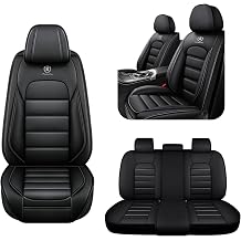 5 Car Seat Covers for Ford Bronco Sport 2021-2026 | Designed with Airbag Openings, Easy to Install and Remove, Minimalist Style Seat Protection Standard,Black