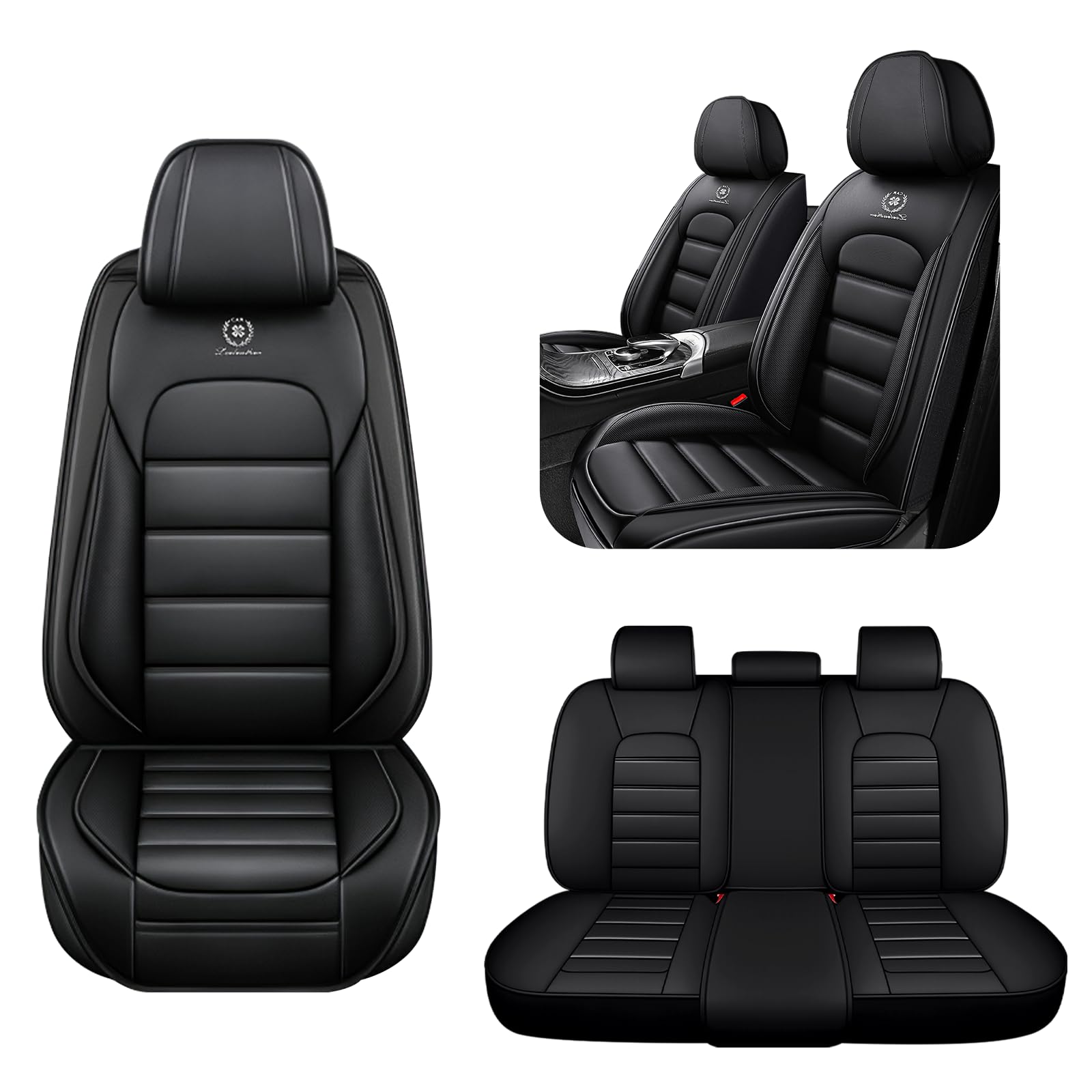 AREKA 5PCS Seat Covers (Black)