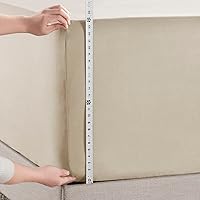 Vista 42 de Empyrean Charcoal Grey Extra Deep Pocket Fitted Sheet Full Size, Hotel Luxury Deep Pocket Full Size Fitted Sheet Only Easily Fits 18 to 24 Inch