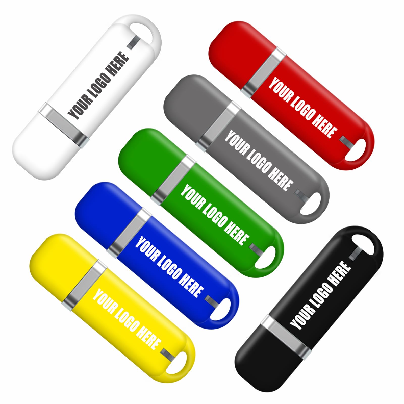 JBOS Benutzerdefinierter USB-Stick, 1 GB, 25 Stück, personalisierbar, Logo-Druck, Werbegeschenke, Branding mit JBOS NAND-Flash-Speicher
