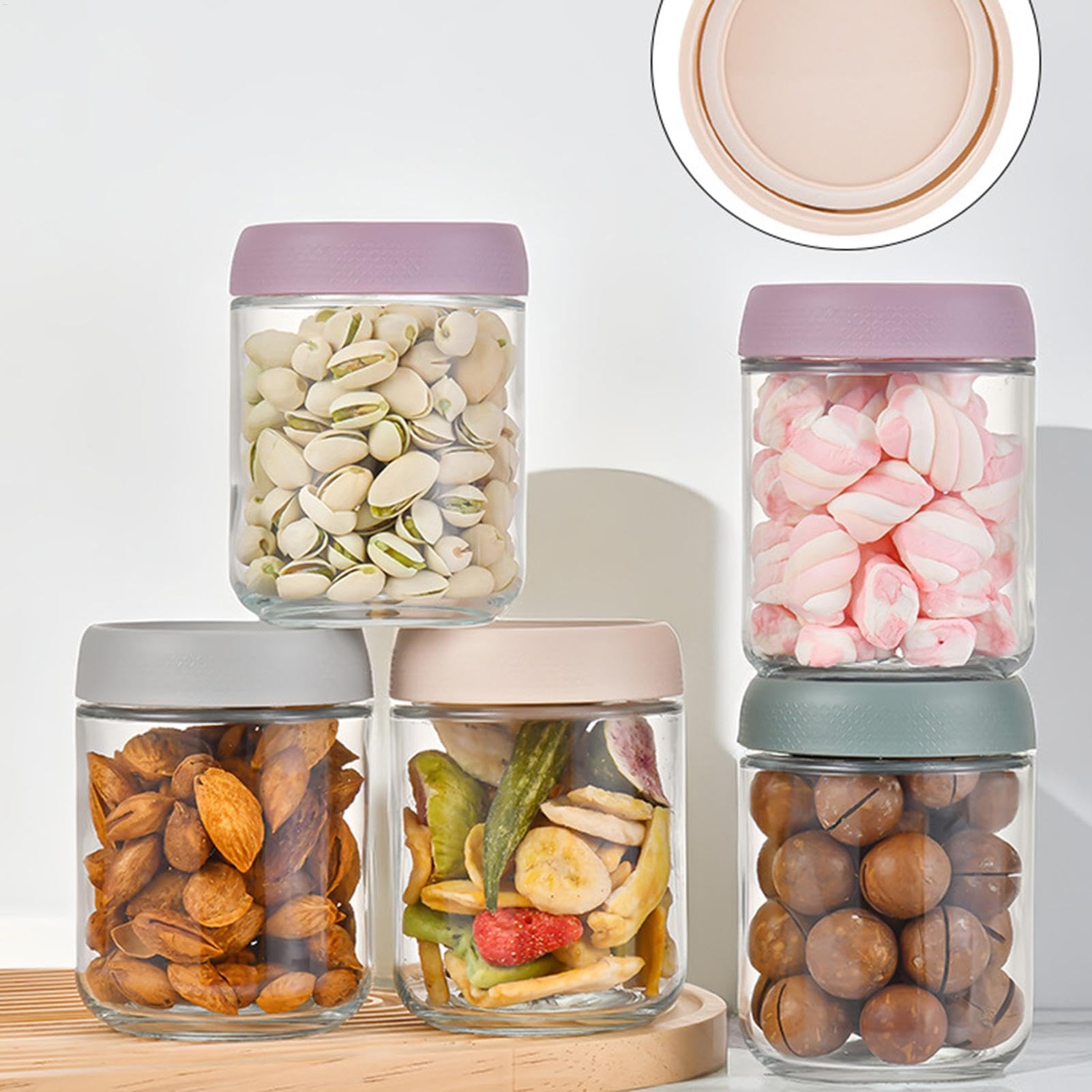 Luftdichtes, BPA-freies Frischhaltedosen-Set – auslaufsichere Behälter für trockene Waren, Gewürze und Zutaten – langlebige Küchenorganisation für maximale Frische und Sicherheit