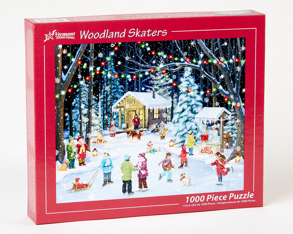 Vermont Christmas Company Winter Canal Jigsaw Puzzle