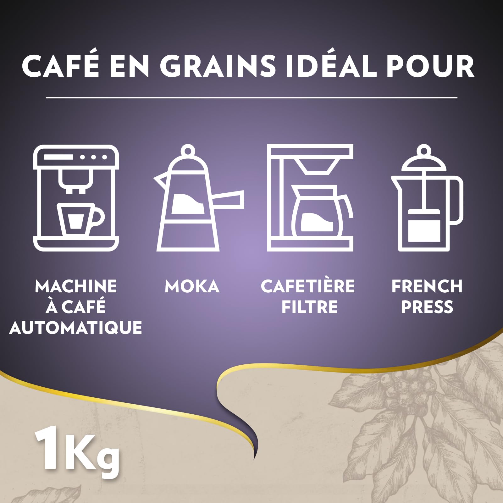 Lavazza, Espresso Barista Intenso, Café en Grains, 1 Kg, Idéal pour les Machines à Café Automatiques, Notes Aromatiques de Cacao et Boisées, Intensité 9/10, Torréfaction Moyenne