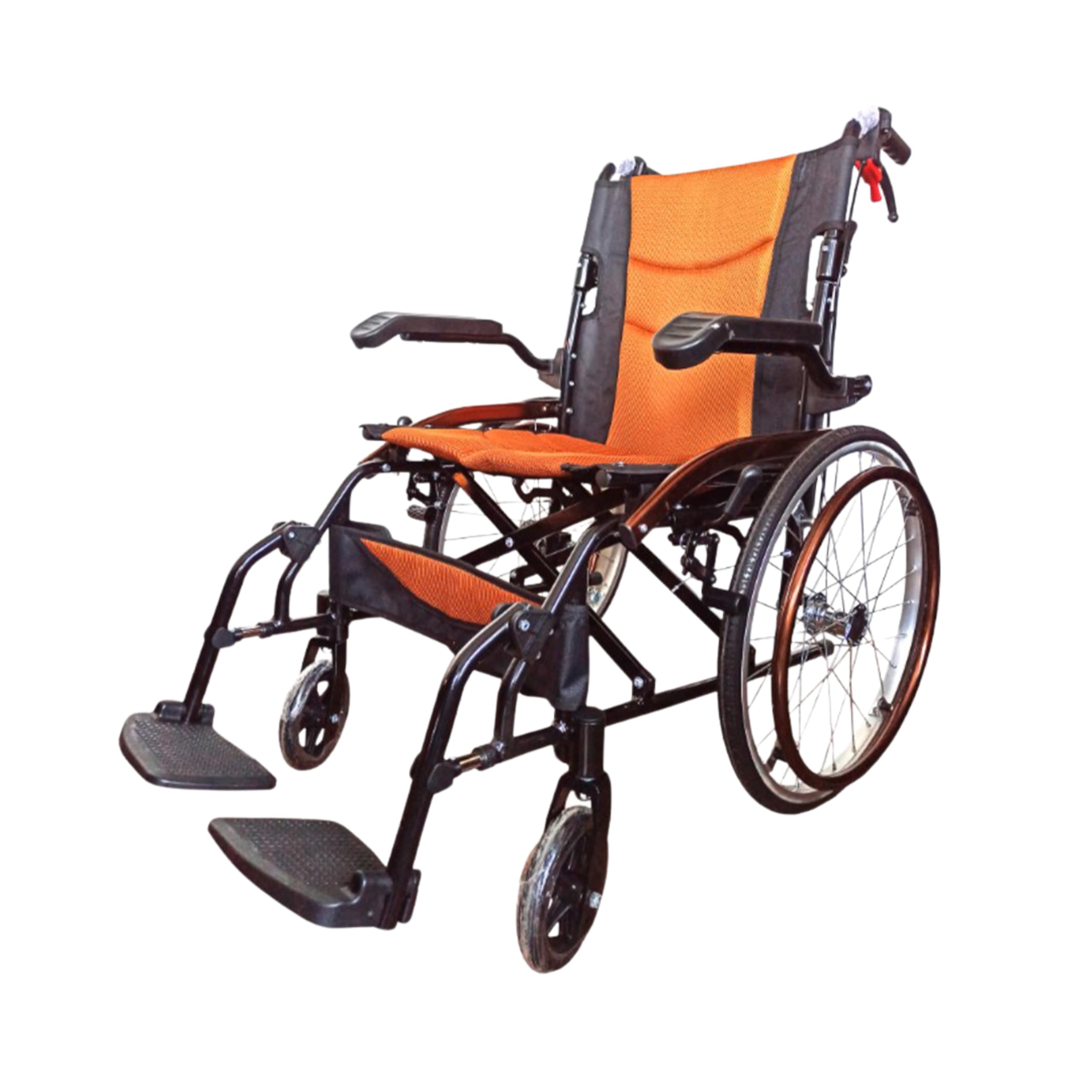 Karma Ryder 13 Aluminium Manual Wheelchair | Self-Propelled, Foldable & Lightweight | Flip-Up Armrests & Footrests | Dual Brakes | Ideal for Seniors & Specially Abled | Onsite Warranty & Support-image-15