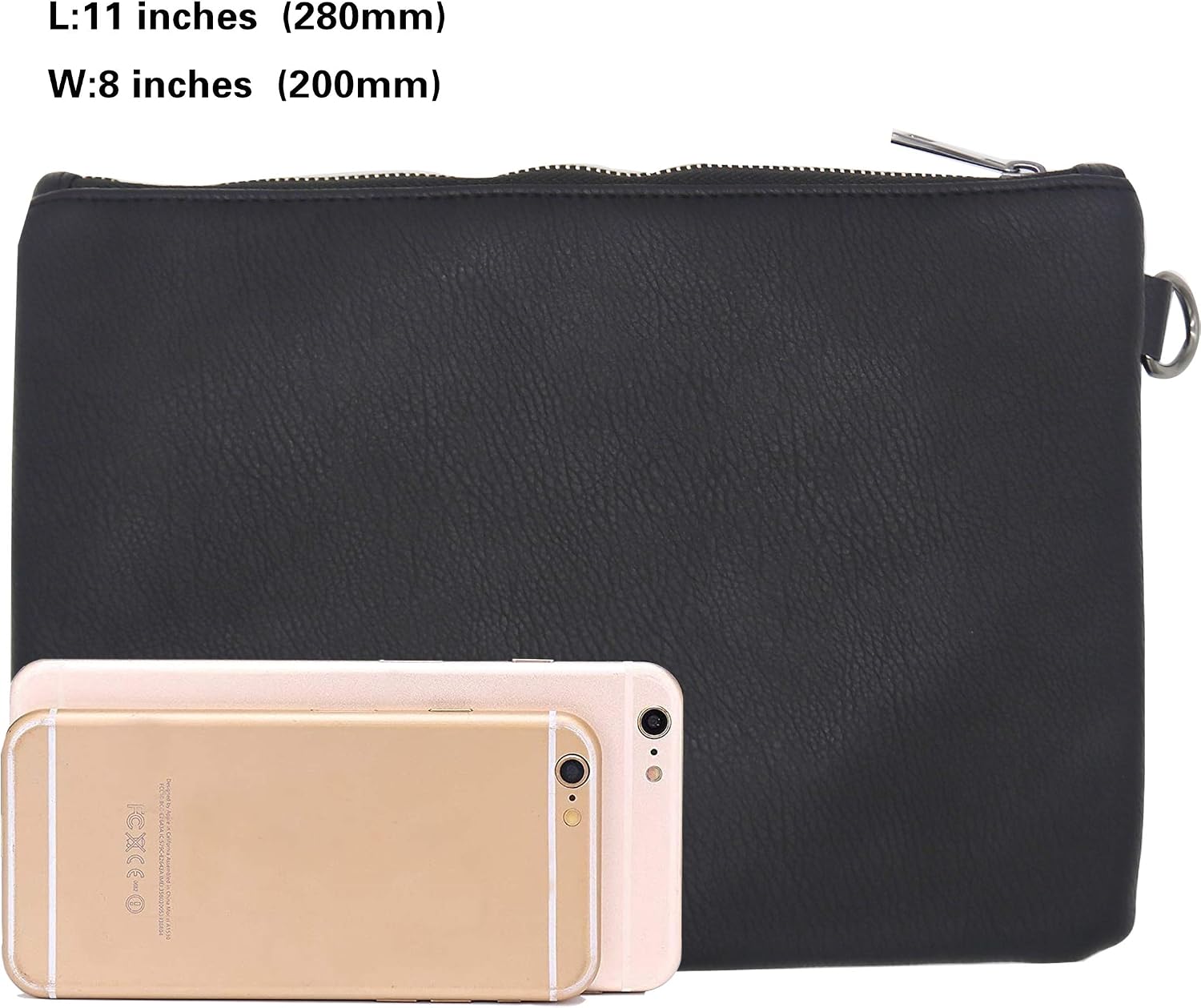 HISTAR Golf Genuine Leather Handbag with Black Rivet Great Golf Accessories Golf Gifts