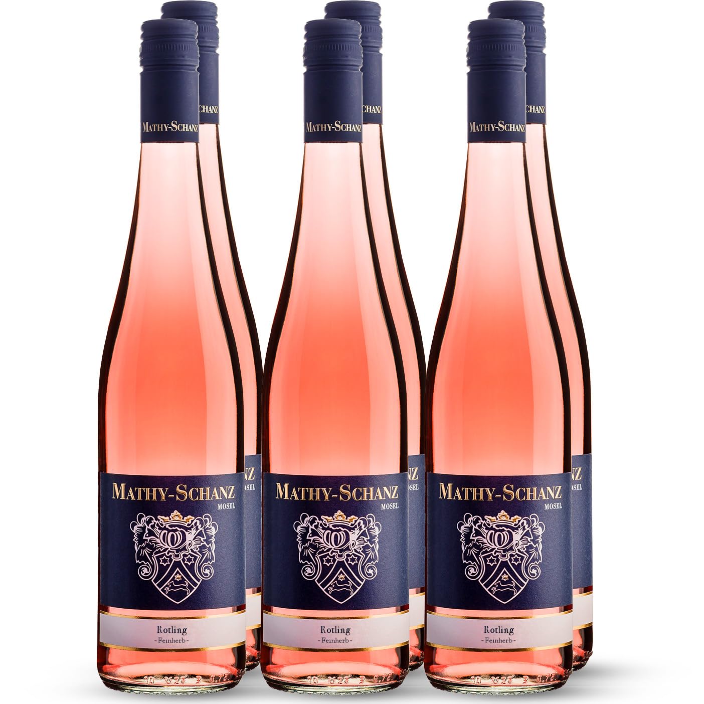 Weingut Mathy-Schanz - Rotling Feinherb | Wein von der Mosel (6 Flaschen (6 x 0,75l))