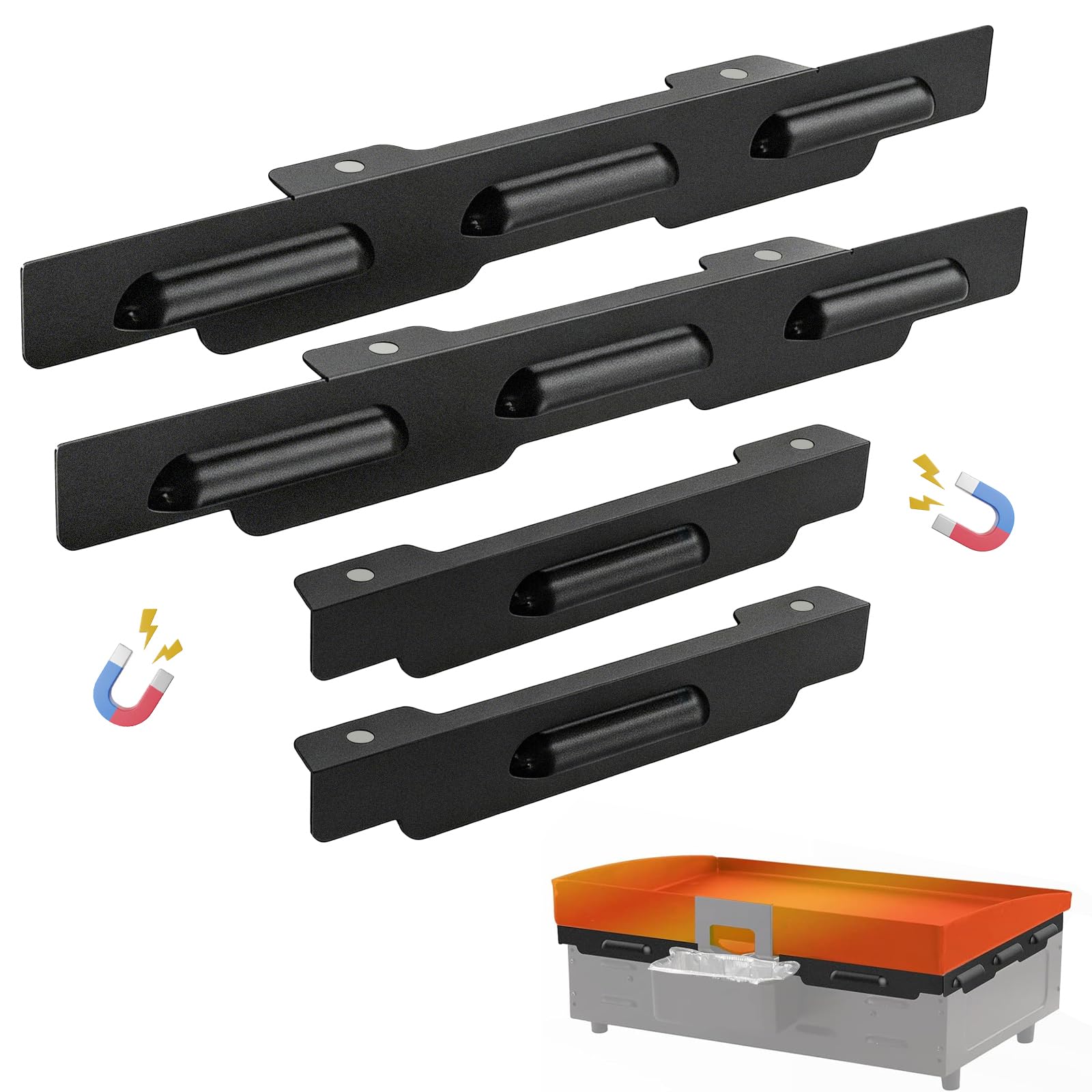 Wind Guards for 22" Blackstone Griddle,Magnetic Stainless Steel Wind Screen