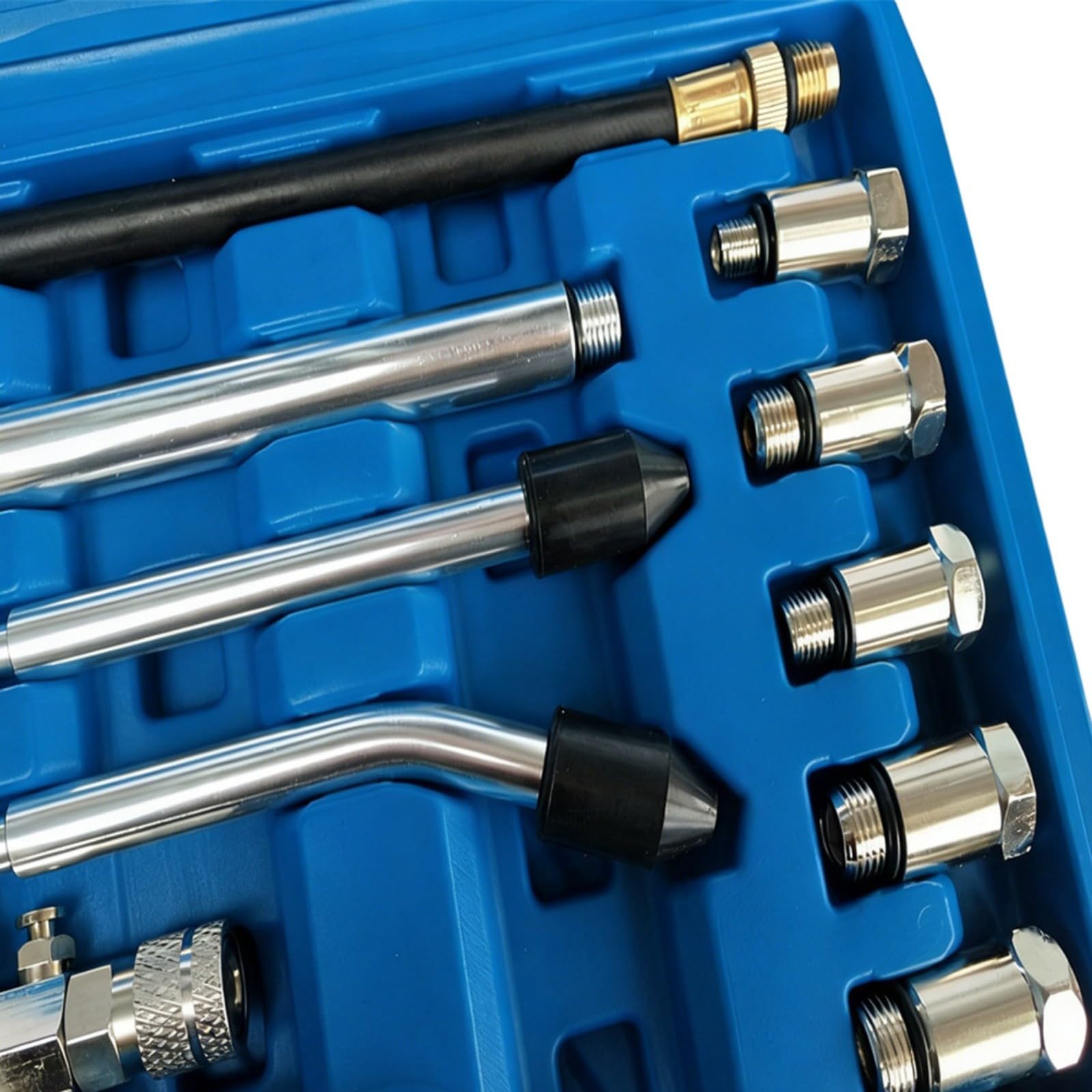 0-300 PSI Cilindro Motore Manometro Tester Kit con Quick Connect e Multi-Size Adattatori per la Diagnosi