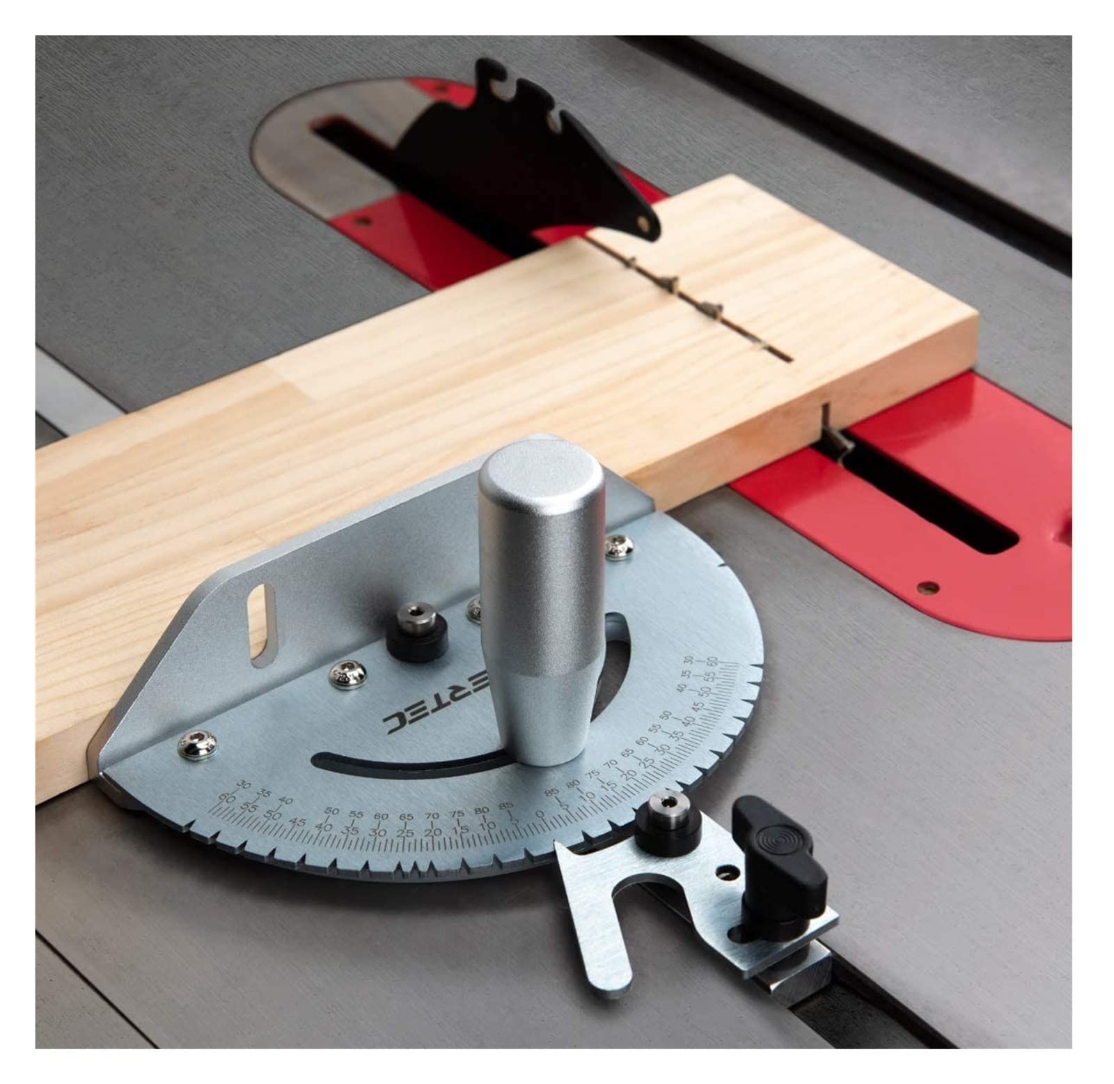 Misuratore Di Mitra Per Sega Da Banco - Regolabile, Con Guida E Supporto Per Lavorazione Legno - Foto 10