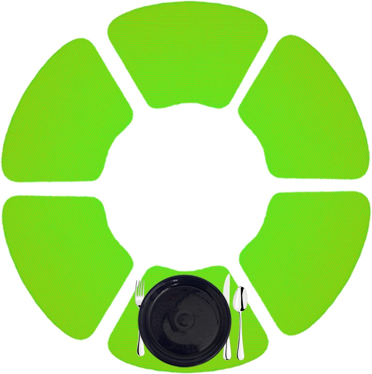 Kraftware Wedge Placemats for Round Outdoor Tables