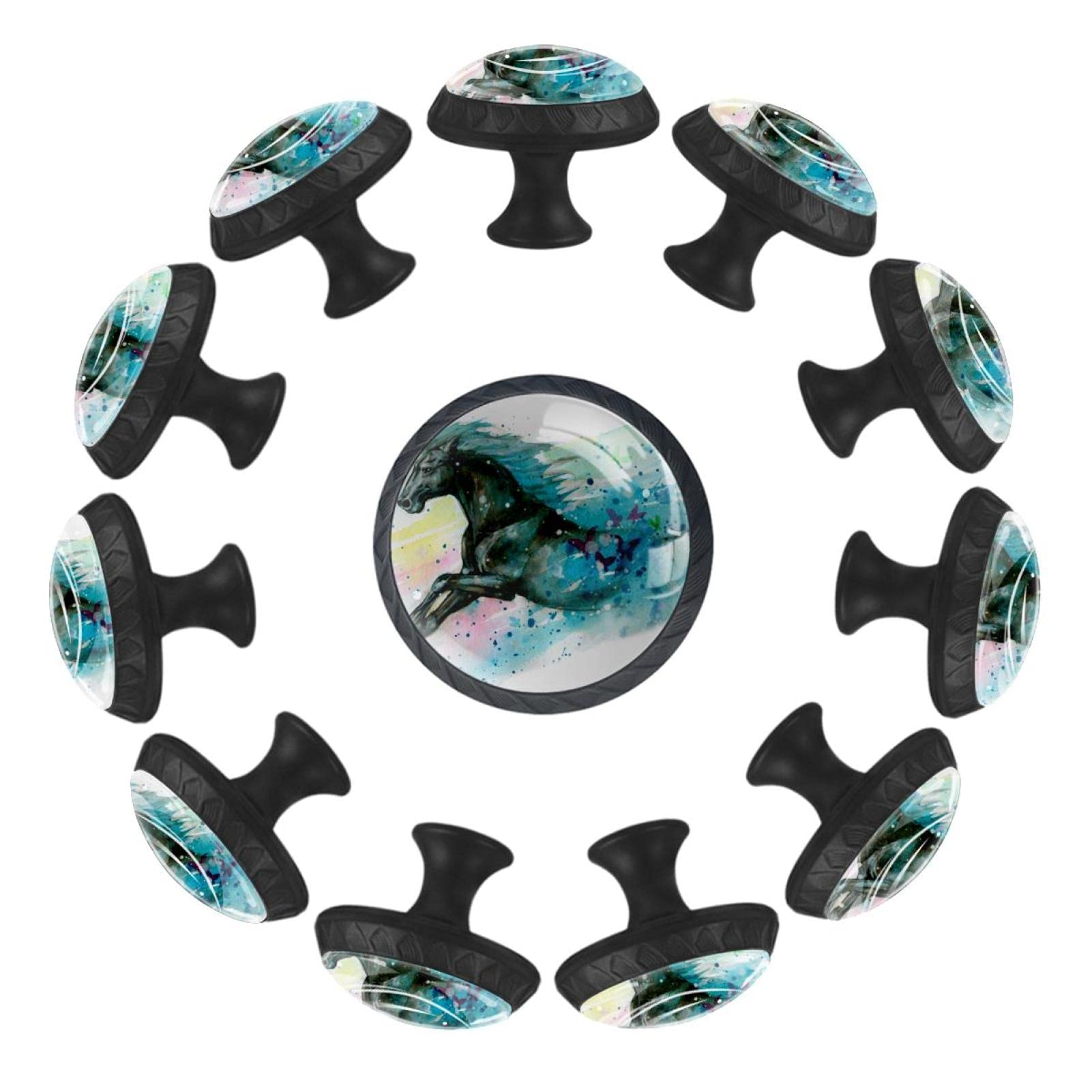 Boutons de meuble équestres de 35 mm au design soigné