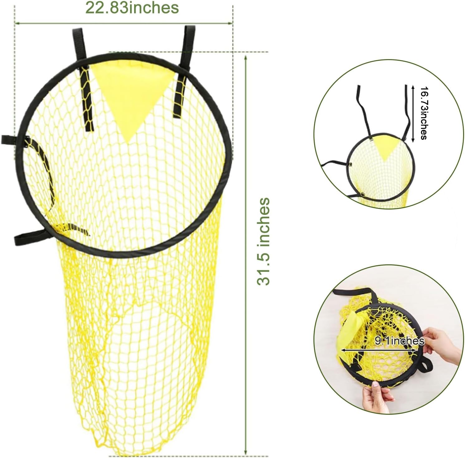 Soccer Targets for Goals Training: Soccer Goal Target Nets for Shootings Accuracy Training - Football Shooting Accuracy Practice Equipment 2PCS