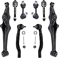 Vista 1314 de Detroit Axle - Kit de suspensión delantera de 10 piezas para Chevy Aveo Aveo5 Pontiac G3 Wave 2 Ready Struts Assembly 2 Enlaces de barra