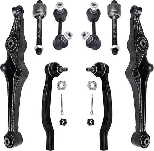 Miniatura 1314 de Detroit Axle - Kit de suspensión delantera de 10 piezas para Chevy Aveo Aveo5 Pontiac G3 Wave 2 Ready Struts Assembly 2 Enlaces de barra