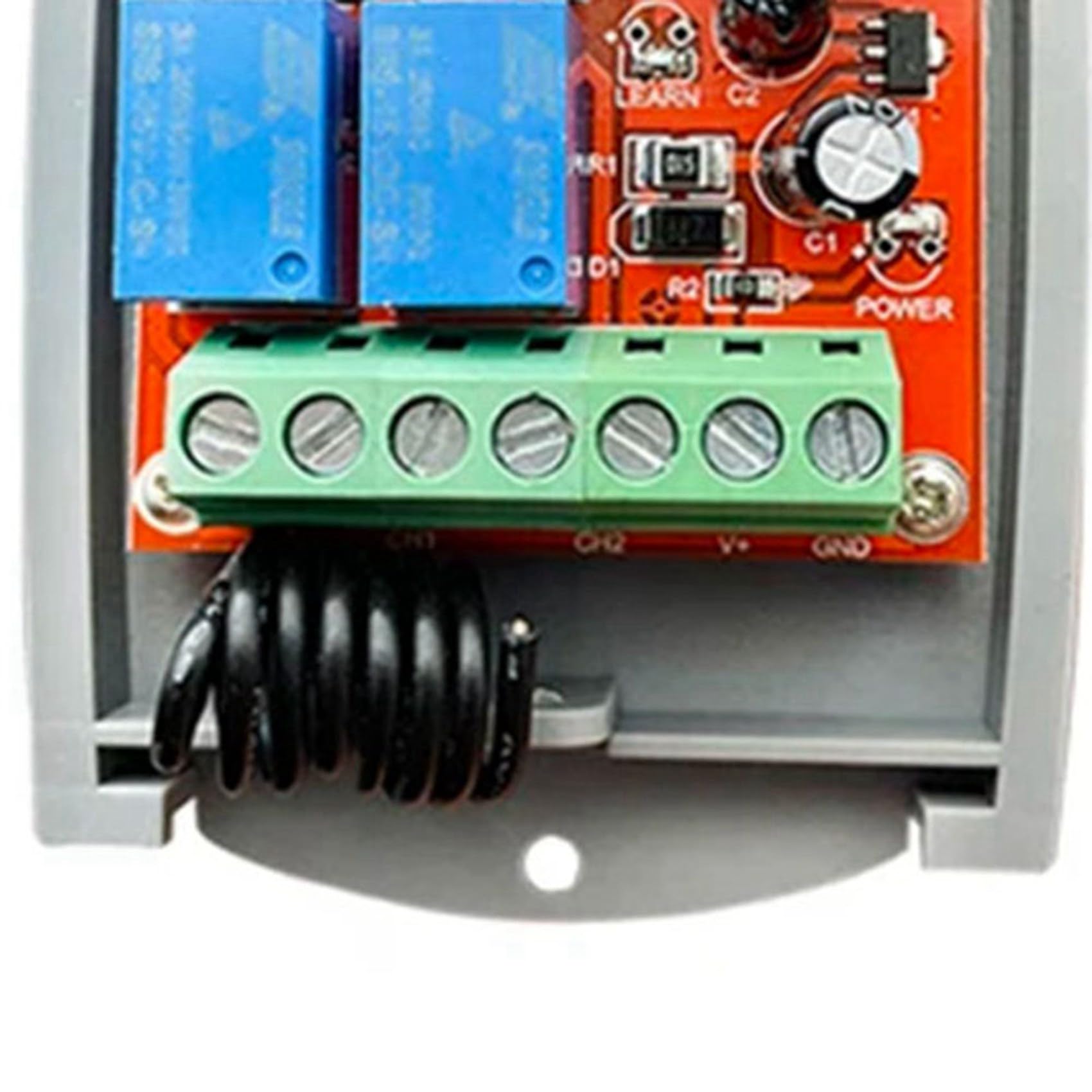 6 x uniwersalny odbiornik zdalnego sterowania do drzwi garażowych 433 MHz 12 V-24 V elektryczny otwieracz do bramy 433,92 MHz