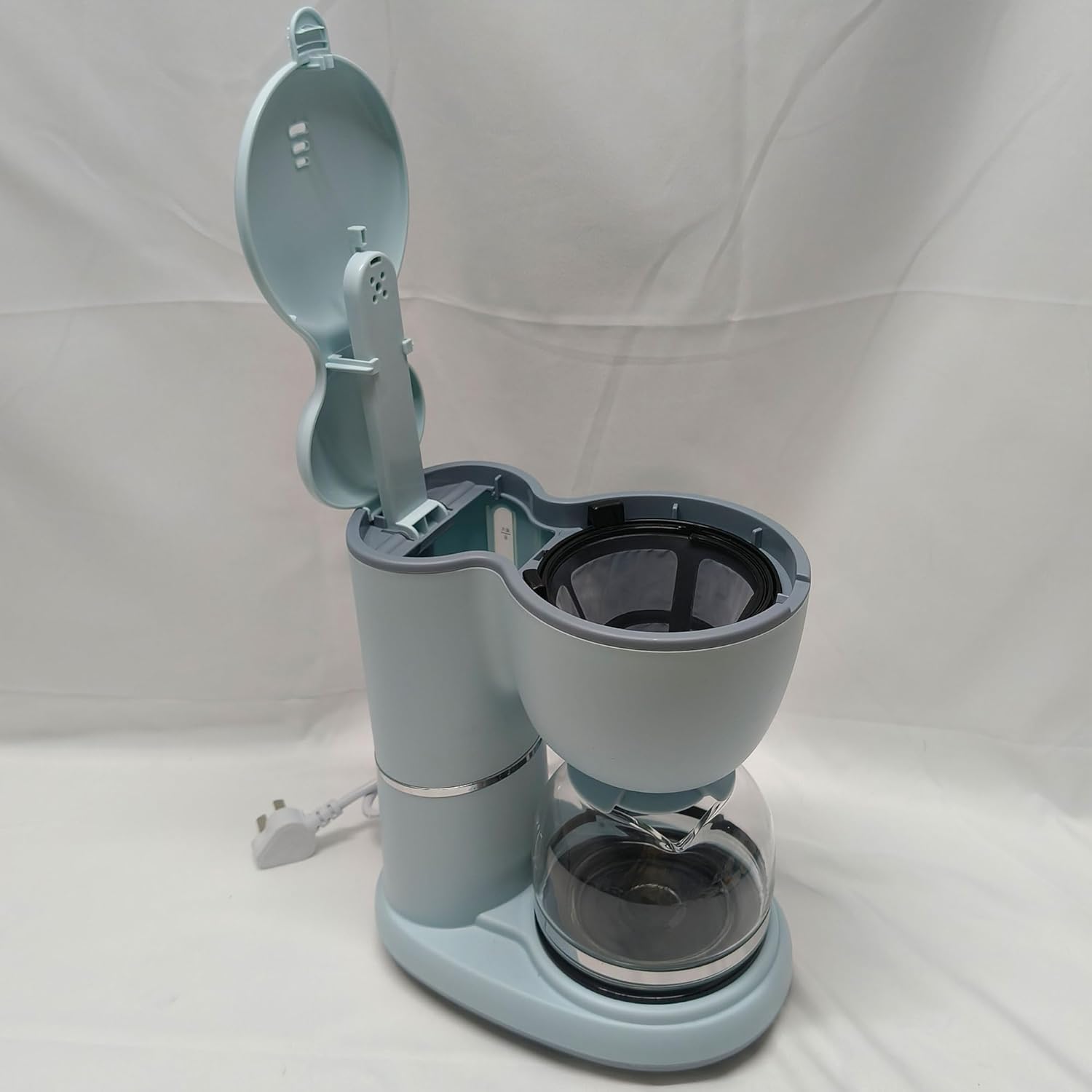 YUKO Smart-Electric_Coffee_Brewers-Slim 2 in 1 Single Serve Coffee Maker for Ground Coffee, Mini Travel One Cup Coffee Machine.