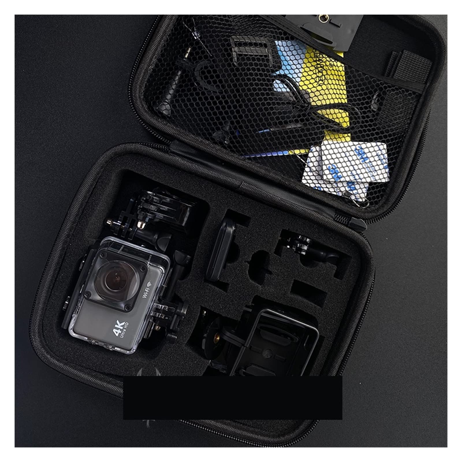 Action Cam, Videocamera d'azione Anti-Vibrazione 4K / 60FPS con Schermo del Telecomando Registratore di unità for Fotocamera Sportiva Impermeabile,All'aperto, Sport, Video(Action Camera-A)