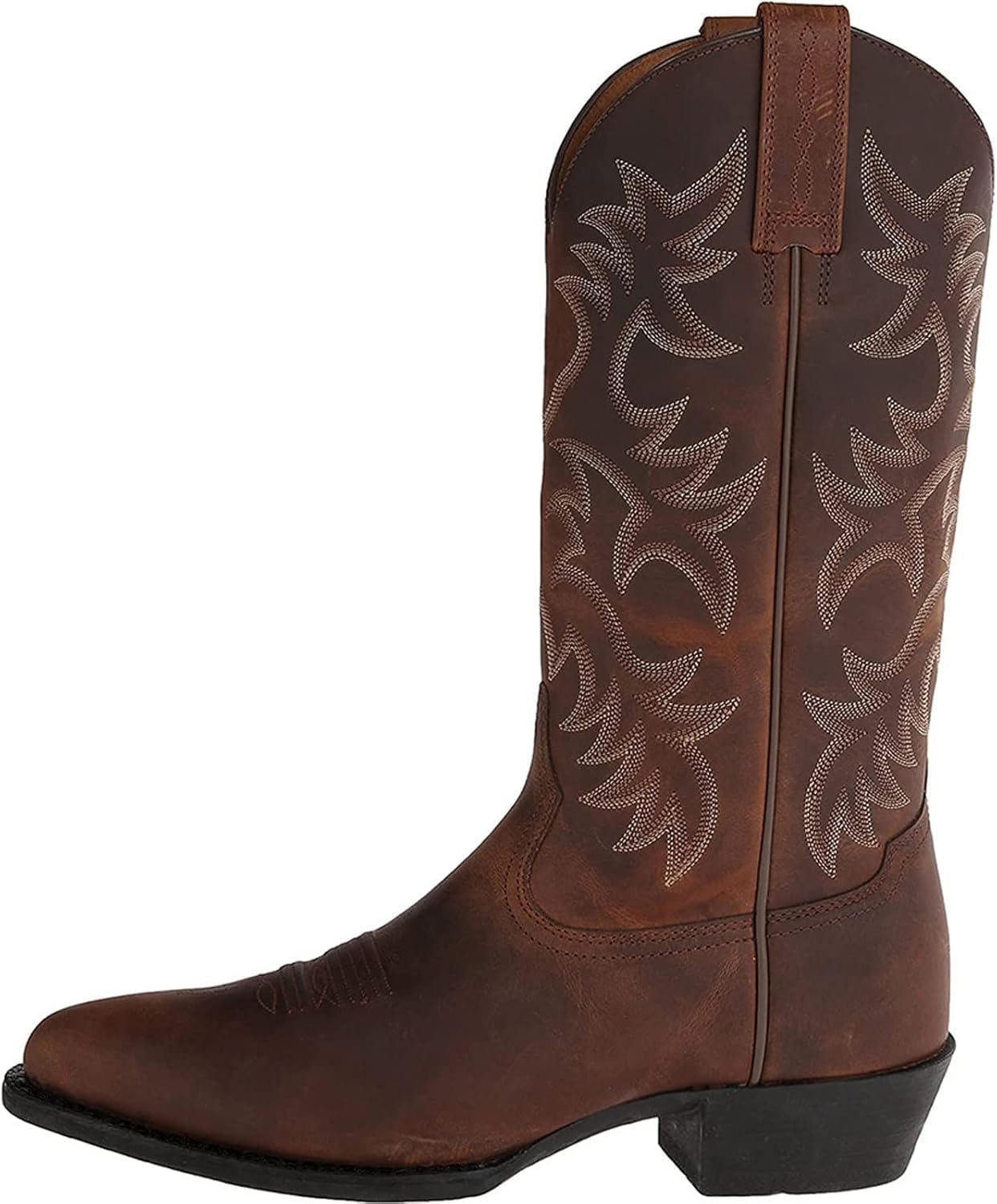 Vintage Western Cowboystiefel Leder Vintage Spitzschuh Medium Tube