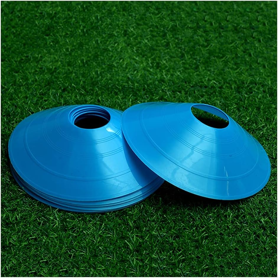 Agility Training Cone Disc Cone (Pack of 10) Children's Indoor and Outdoor Training Agility Cones,Suitable for Football,Basketball,Sensory Integration Training (Color : Red, Size : 19x5cm)