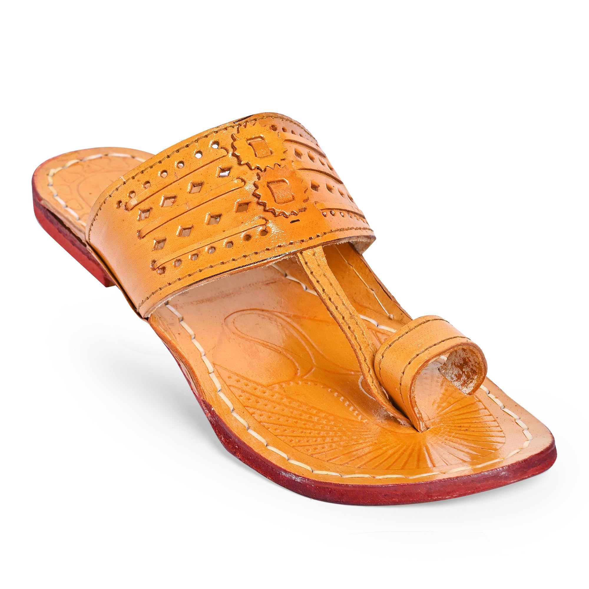 Countless StepsKolhapuri Chappal for Men | Leather Slippers | Kolapuri Chapal - G-PARENT A13