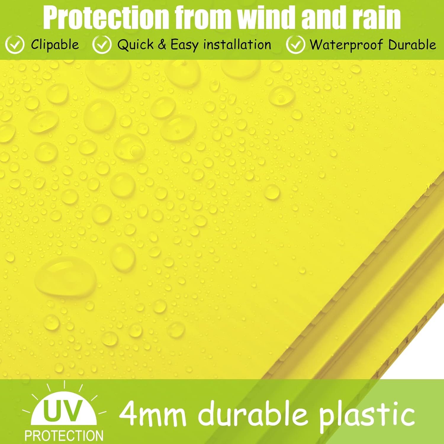 Wesiti 20 Pack Blank Yard Signs with Stakes Plastic Yard Lawn Sign Double Sided Corrugated Plastic Garage Sale Signs with Stakes for Rent Sign for Party Lawn Yard (Yellow, 17 x 12 Inch)