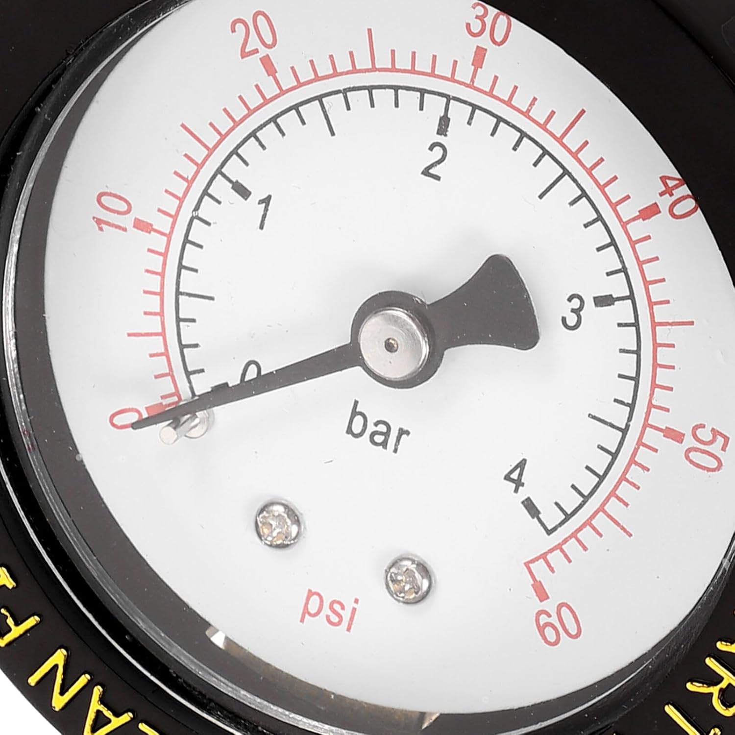 SUPVOX Swimming Pool Pressure Gauge Compact Npt Bottom Mount Lightweight Water Pressure Gauge for Pool Easy Performance for Spa and Aquarium Use