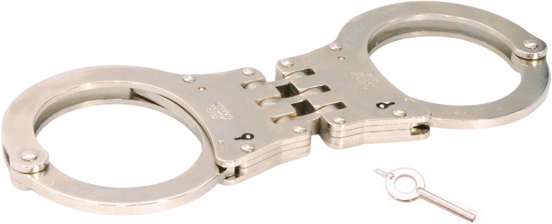 Monadnock Cuff Standard Hinge Handcuffs Nickel - 2050-H