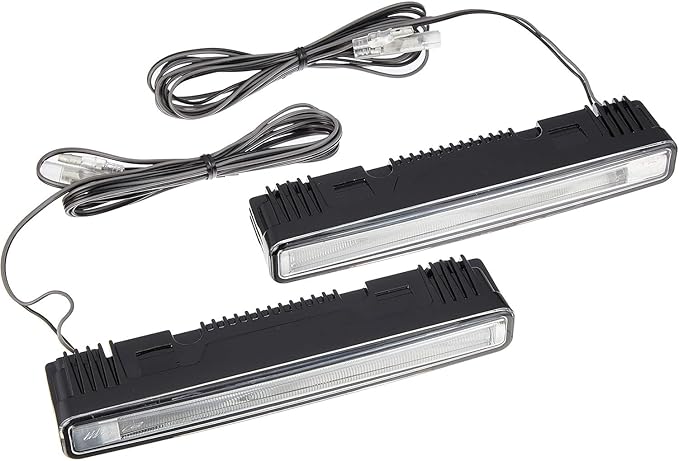 IPF デイランプ LED 車用 面発光 400cd 100cd 6000K ホワイト 12V用 2個入 車検対応 国内モード・海外モード搭載 極薄ボディ ML-06