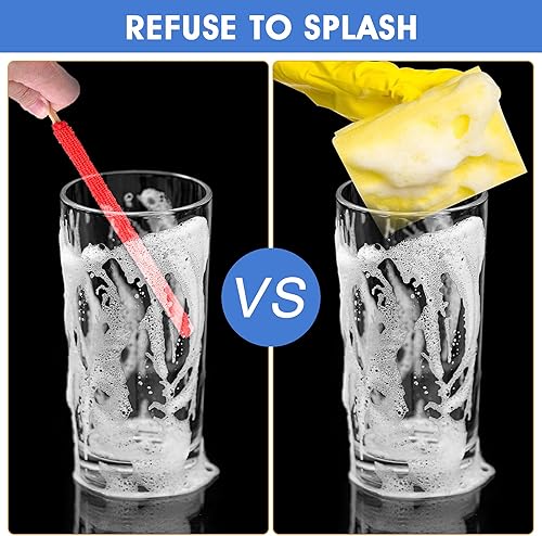 Miniatura 2 de Cobee Palitos de microfibra para detalles de plumero, 12 piezas de mini herramienta de limpieza de cepillo interior y exterior de automóvil, cepillo