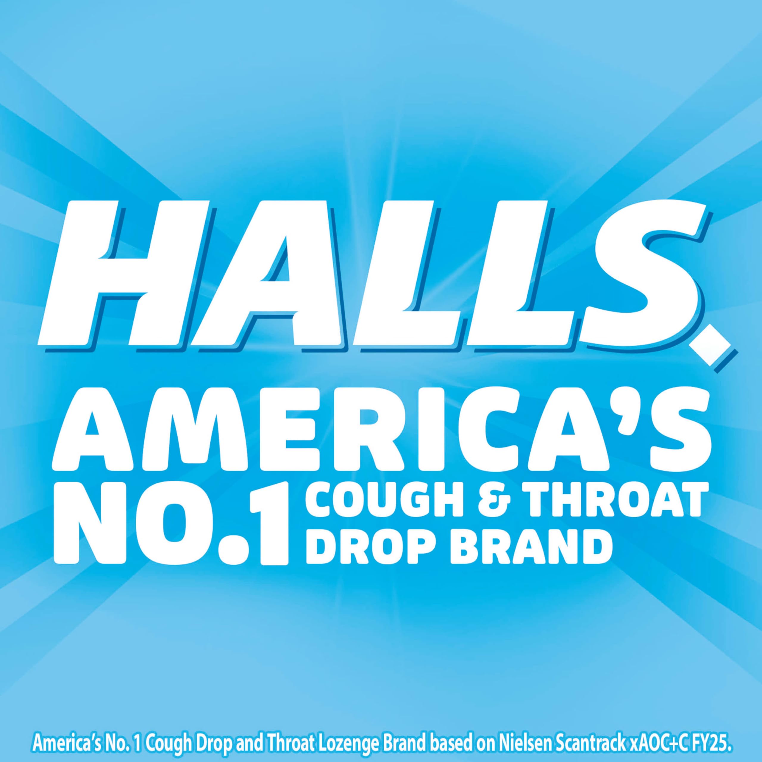 Halls Cough & Throat Relief Mountain Menthol Sugar Free Cough Drops, 225 ct — Amazon image 9