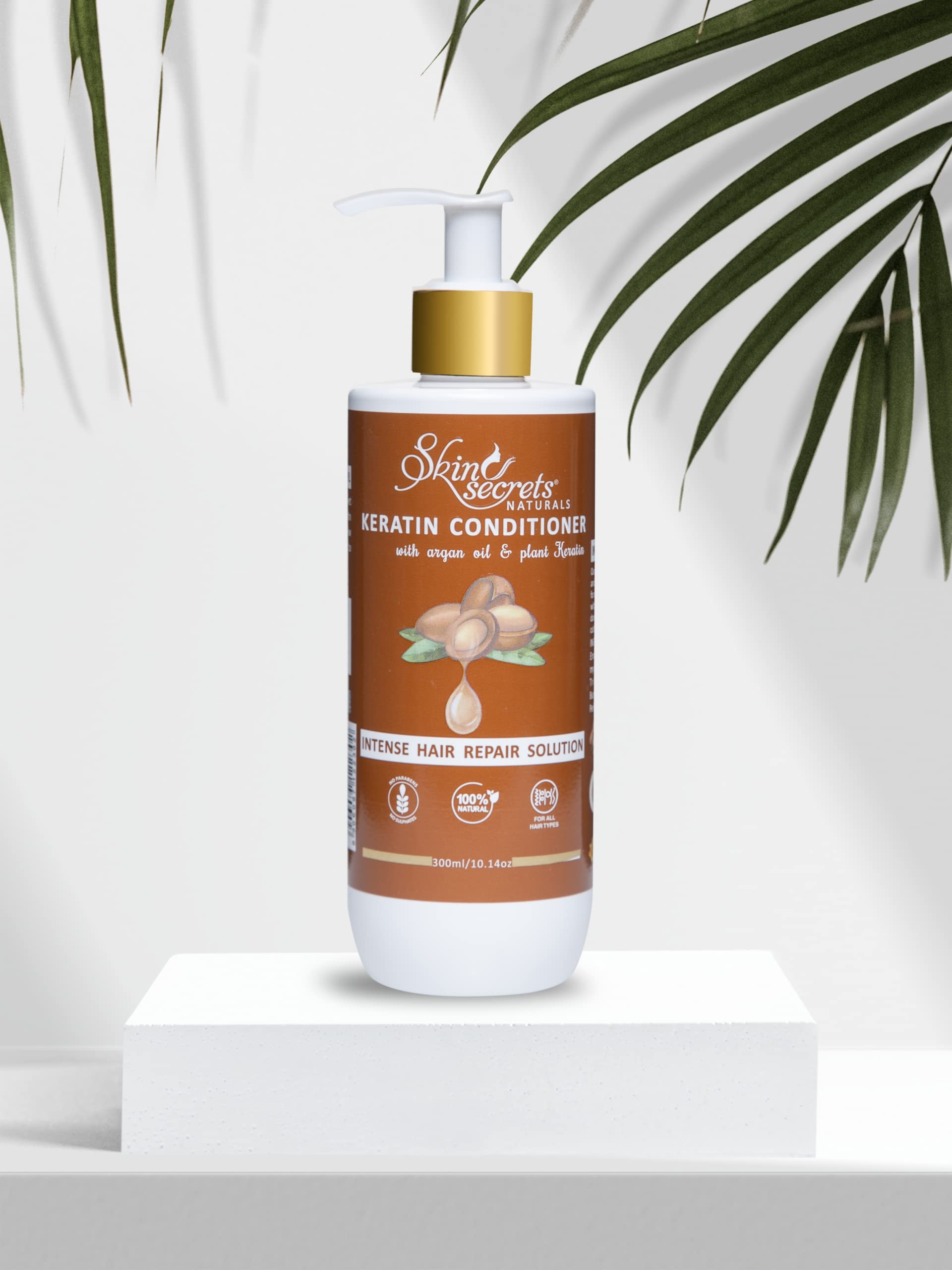 Skin Secrets Argan Keratine Conditioner with Argan Oil For Dry And Frizzy Hair| Paraben & Silicone Free| 300ml