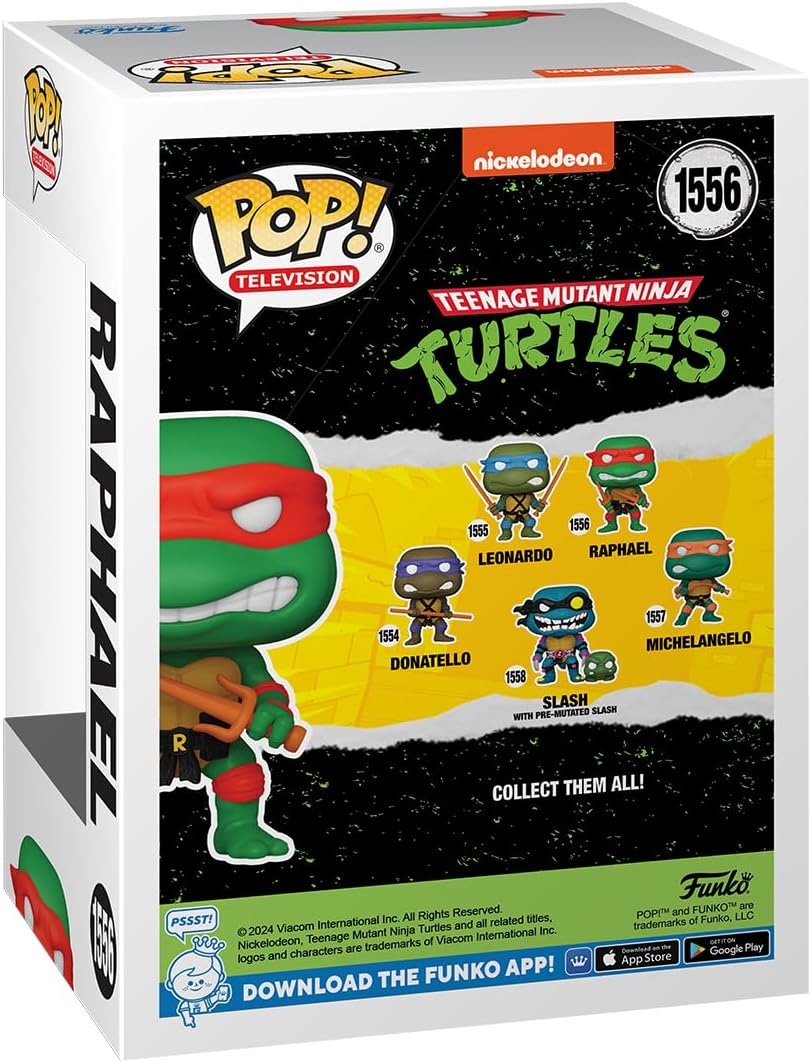 Funko POP! TV: Teenage Mutant Ninja Turtles (TMNT) - Raphael - Collectable Vinyl Figure - Gift Idea - Official Merchandise - for Kids & Adults - TV Fans