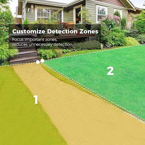 Miniatura 7 de 3-Link Cámaras de seguridad inalámbricas para exteriores, cámaras alimentadas por batería para seguridad del hogar, sin tarifa mensual, foco