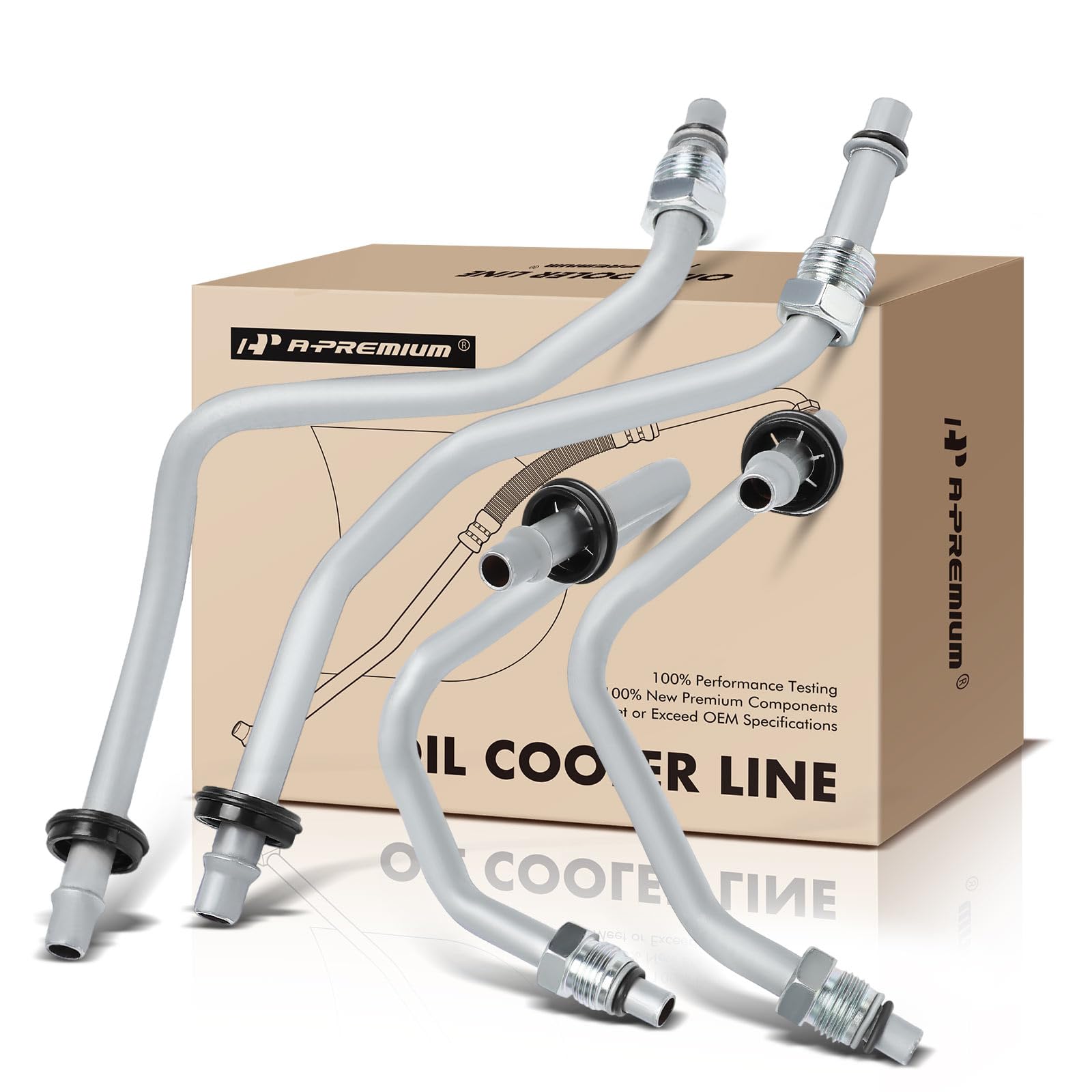 Automatic Transmission Oil Cooler Line Hose Assembly Compatible with Jeep Compass, Patriot, 2014 2015 2016 2017, Automatic Transmission