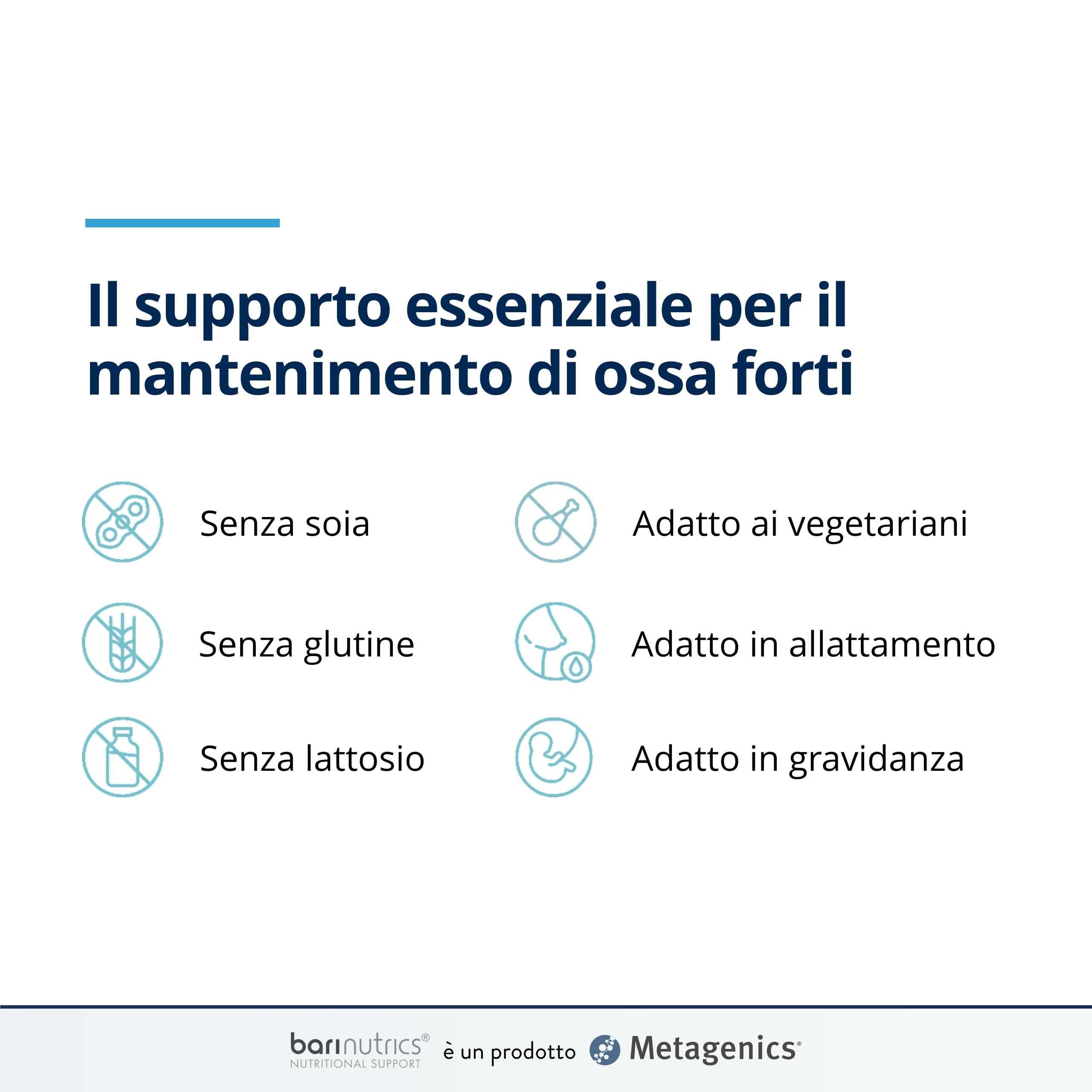 Metagenics BariNutrics Calcio Citrato + Vitamina D - Integratore Alimentare - 90 Compresse Masticabili, Gusto Agrumi
