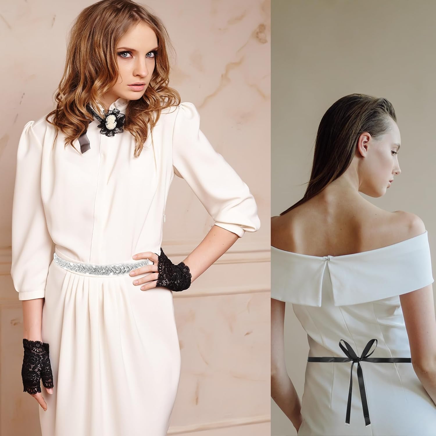 Silver Rhinestone Wedding Dress Belt, Adjustable Rhinestone Belt for Formal Dress, Sparkly Waist Belts for Bridal Women Dresses Accessories - Image 4