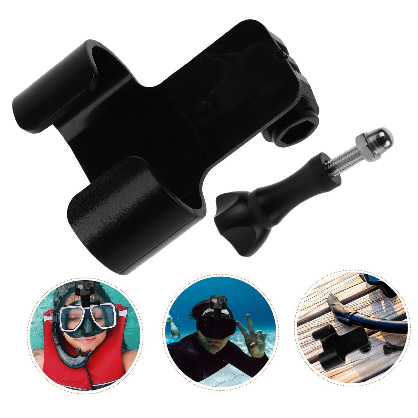 1 Set Tauchmaske Tauchzubehör Taucherbrillen Zubehör Kamerahalterung Tauchkamera Halterung Rack Für Tauchkamera Halterung Für Kamera Taucherbrille Kamera Rack