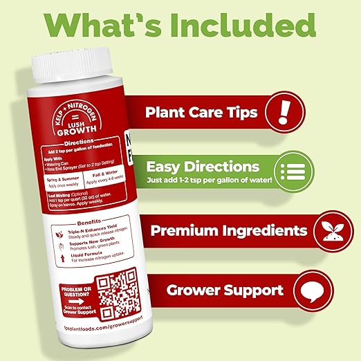 Fertilizante Líquido de Nitrógeno para Plantas - 8 oz miniatura 4