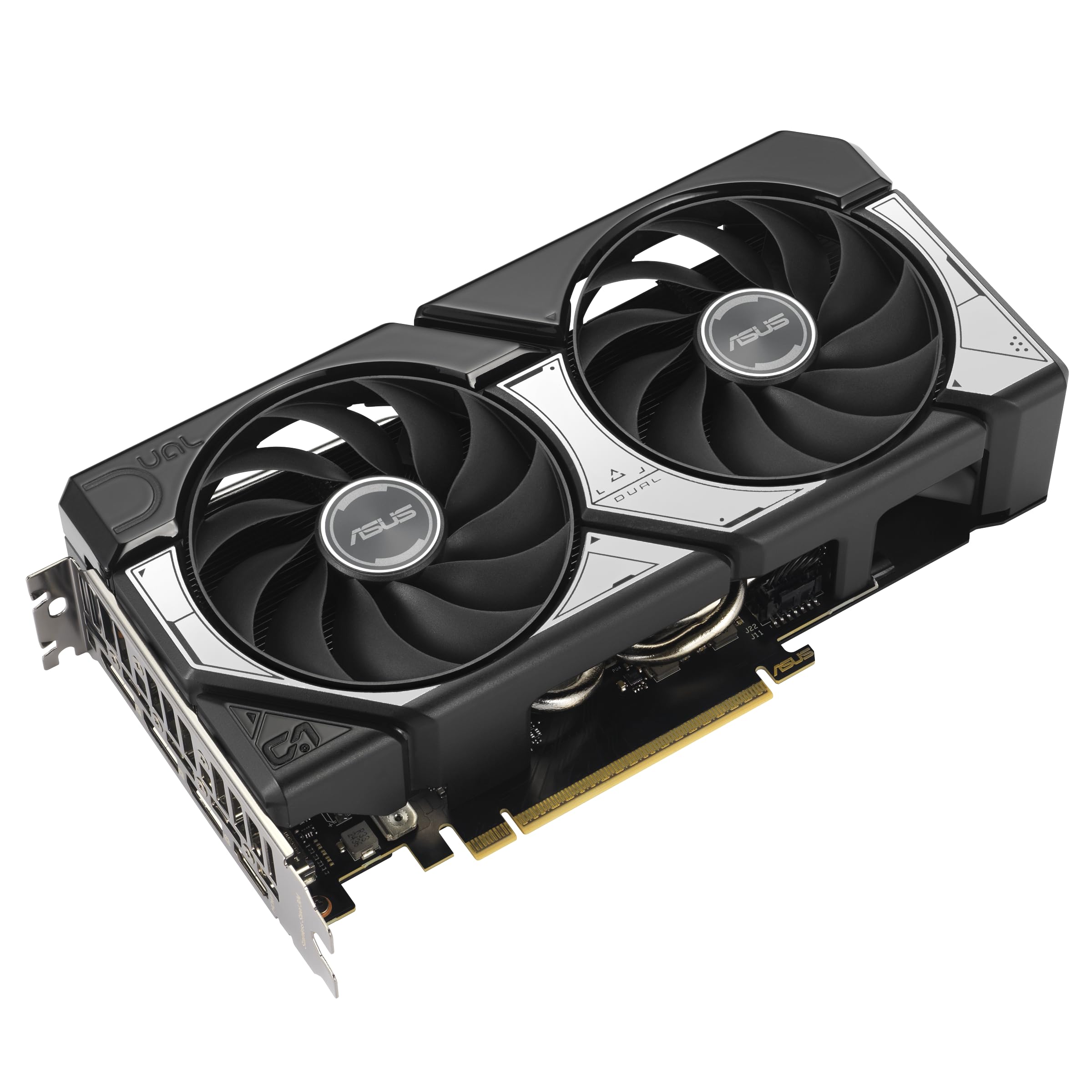 ASUS Dual GeForce RTX™ 5060 Ti 16GB GDDR7 OC Edition (PCIe 5.0, 16GB GDDR7, DLSS 4, HDMI 2.1b, DisplayPort 2.1b, diseño de Ranura de 2.5, Ventilador de tecnología axial, tecnología de 0dB y más)