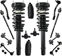Vista 1 de Detroit Axle - Kit de suspensión delantera de 14 piezas para Hyundai Sonata 2006-2010, Azera 2006-2011, 2 puntales listos, 2 rótulas inferiores, 4