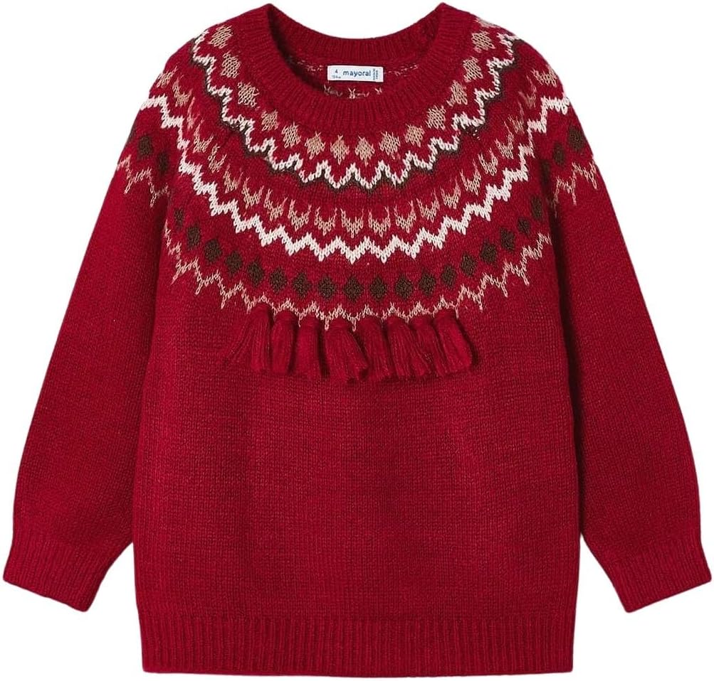 Mayoral Sweater for Girls Red
